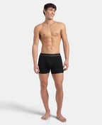 Jockey 8009 Men Super Combed Cotton Rib Solid Boxer Brief with Ultrasoft and Durable Waistband_(Pack of 3)