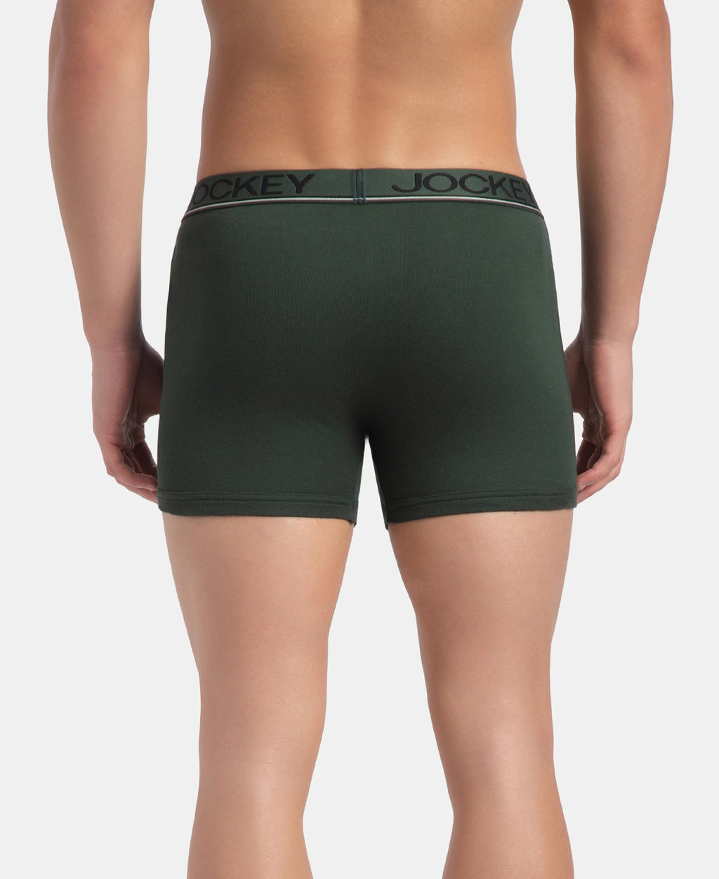 Jockey 8009 Men Super Combed Cotton Rib Solid Boxer Brief with Ultrasoft and Durable Waistband_(Pack of 3)