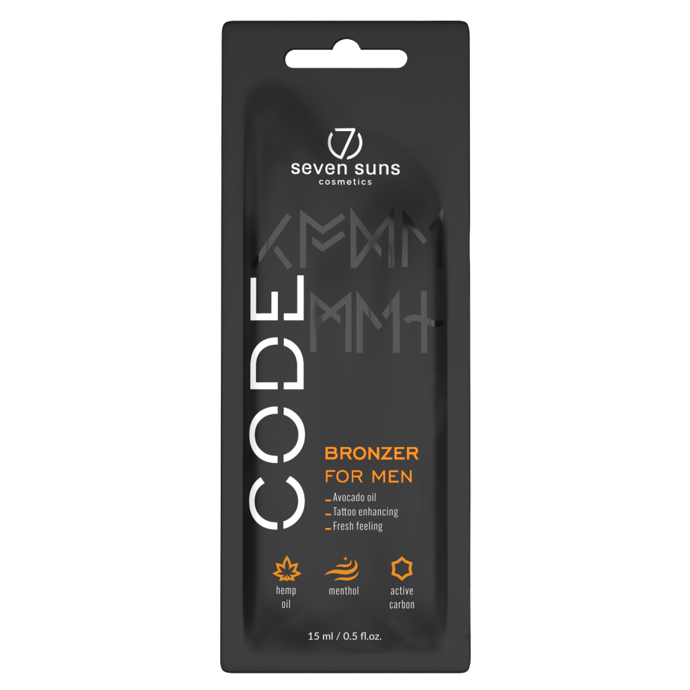 7Suns Code Bronzer for Men Sachet 15ml