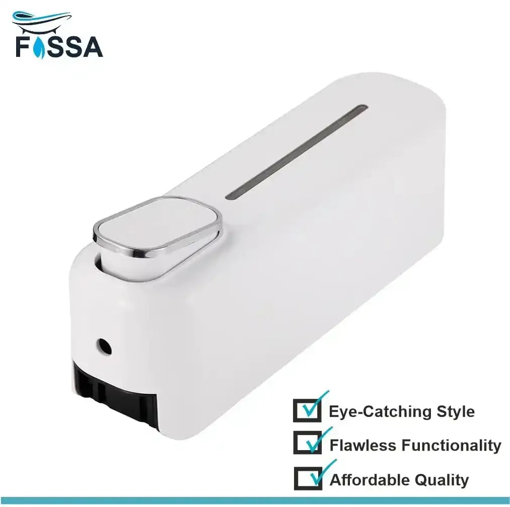 350 ml Wall Mounted White manual Soap Dispenser-4
